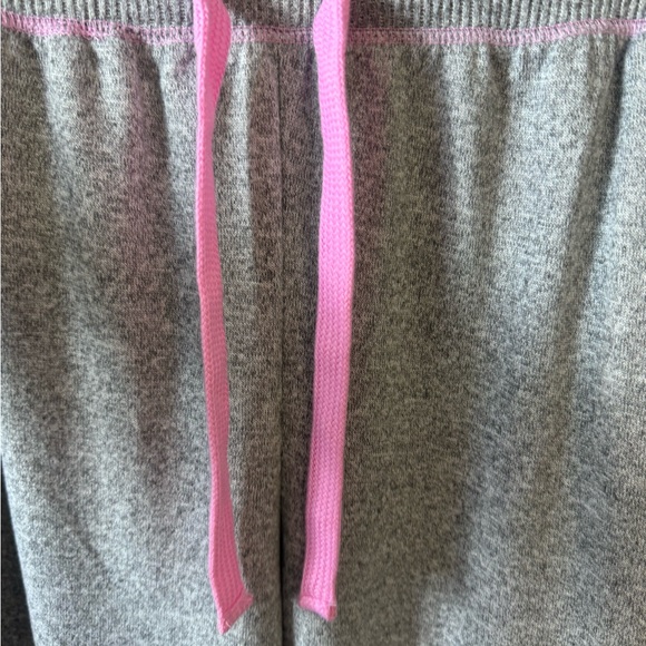 Disney Mickey Sleepwear Jogger Pants Gray/Pink Polyester/Spandex Pockets size XL - Picture 5 of 12